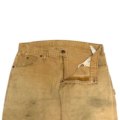 【USED】00's Dickies Heavy Faded Duck Carpenter Pants