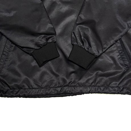 【USED】90's-00's NIKE Center Swoosh Nylon Anorak Hoodie Black