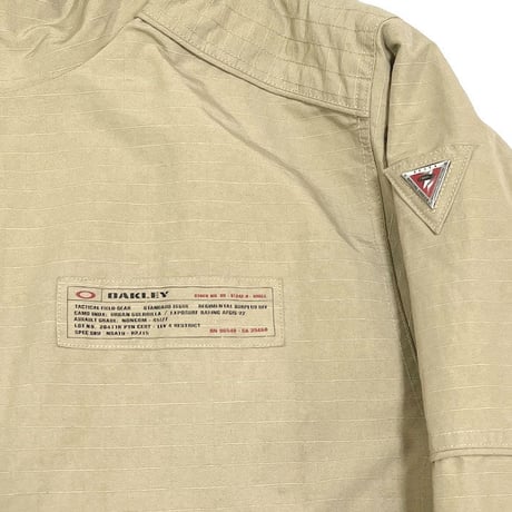 【USED】00'S OAKLEY TACTICAL FIELD GEAR BLADE CUT BOMBER JACKET