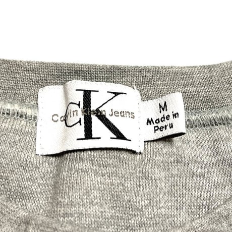 【USED】90'S CK CALVIN KLEIN JEANS LOGO SWEATSHIRT