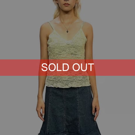 【USED】00'S VICTORIA'S SECRET CAMISOLE GREEN