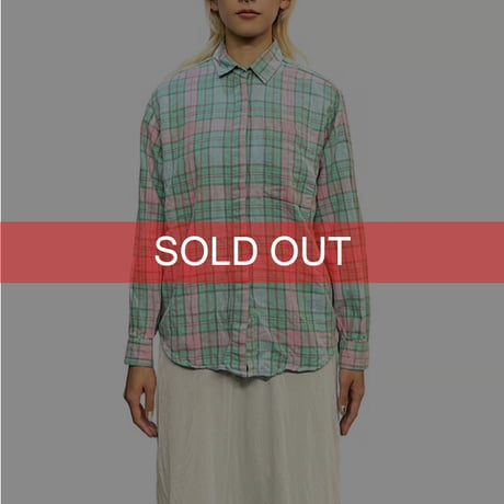 【USED】90'S MARSH LANDING NARD FLANNEL CHECK SHIRT