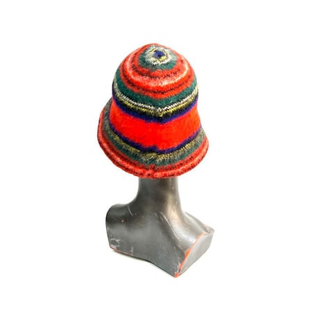 【USED】80'S ROYAL STEWART TARTAN MOHAIR WOOL HAT