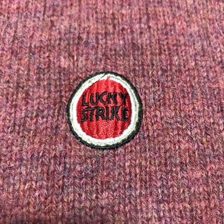【USED】VINTAGE LUCKY STRIKE KNIT SWEATER