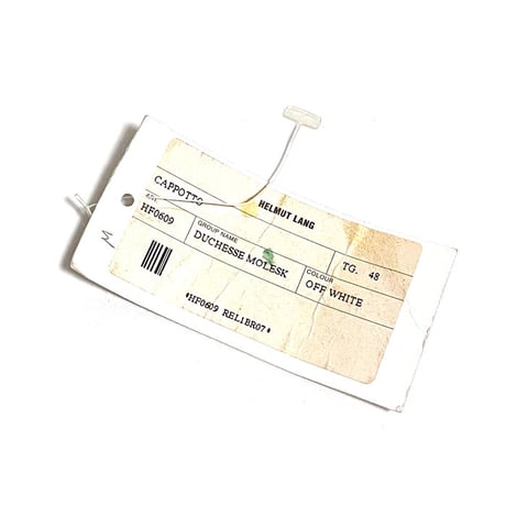 【USED】HELMUT LANG 2004SS RAIDERS COAT OFF-WHITE