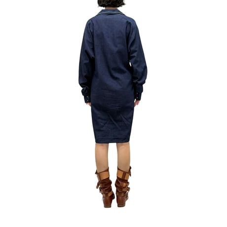 【USED】80's RIDERS JACKET TYPE CHAMBRAY DRESS