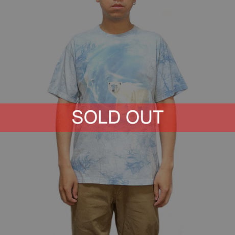 【USED】90'S-00'S POLAR BEAR T-SHIRT