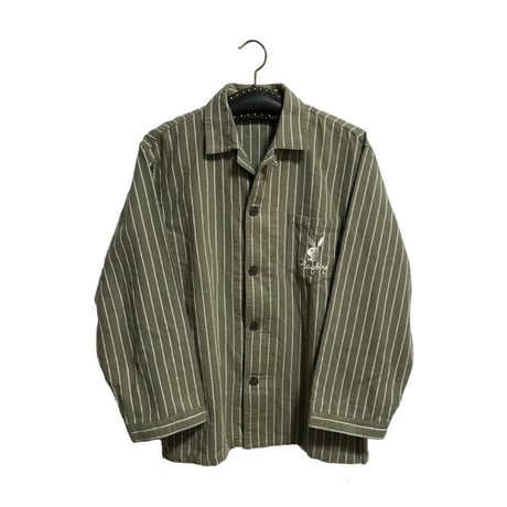 【USED】90'S PLAYBOY HEAVY COTTON PAJAMA SHIRT