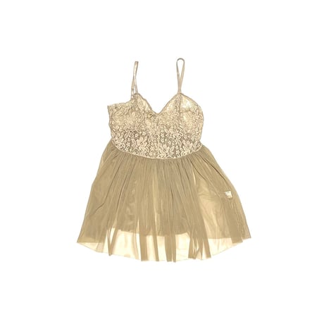 【USED】2010's ASOS Boudoir LINGERIE MINI DRESS