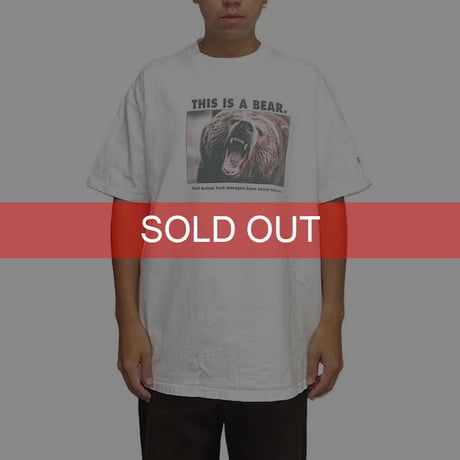 【USED】90'S THIS IS BEAR. T-SHIRT