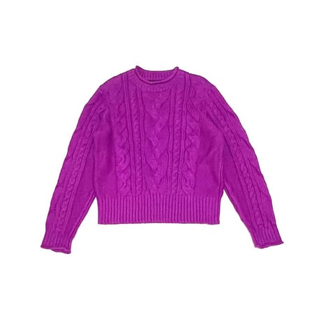 【USED】00'S BANANA REPUBLIC CABLE KNIT ROLLNECK SWEATER
