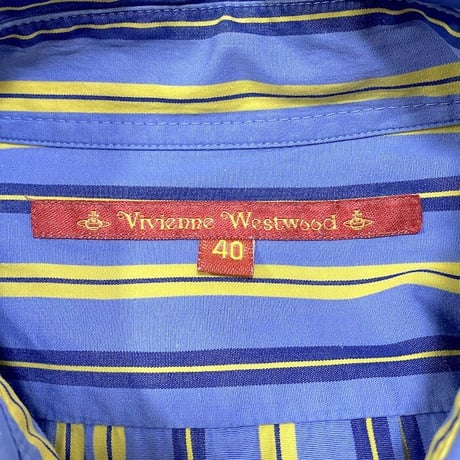 【USED】80'S VIVIENNE WESTWOOD STRIPE SHIRT
