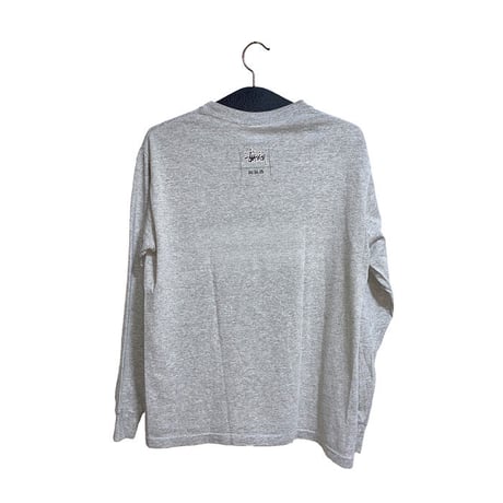 【USED】90'S  STUSSY KANJI L/S T-SHIRT