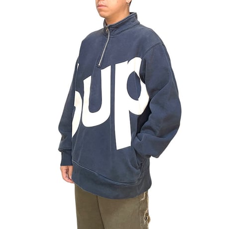 【USED】SUPREME 2015AW SUP HALF ZIP PULLOVER SWEATSHIRT