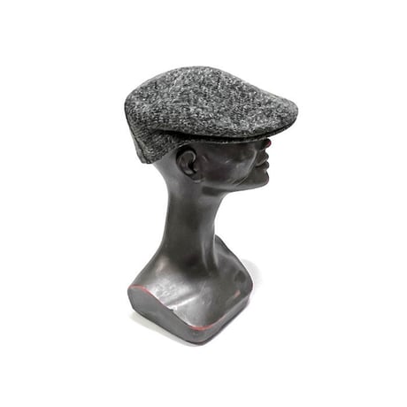 【USED】00'S KANGOL KNIT HUNTING CAP MARBLED GRAY