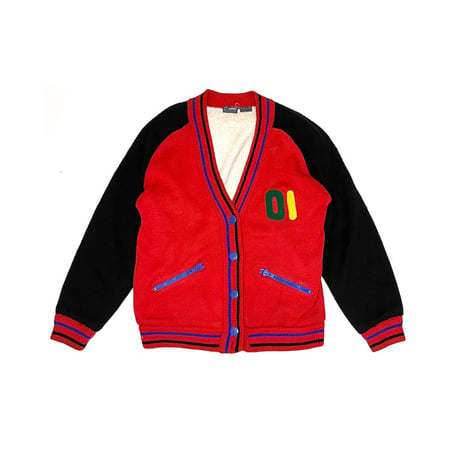 【USED】80's Lizwear VARSITY CARDIGAN JACKET