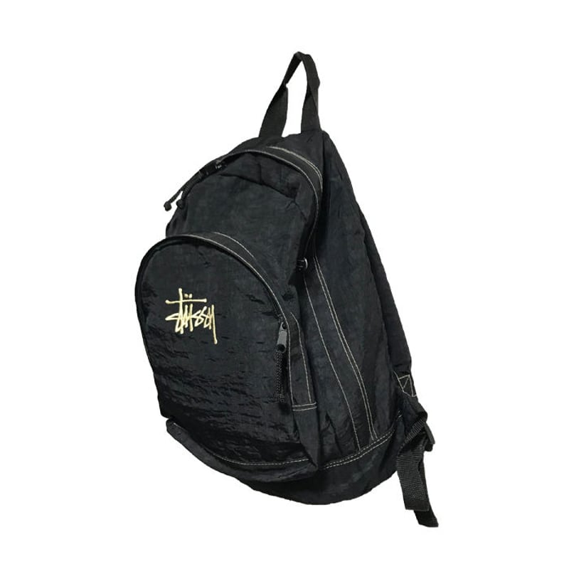 90's Old Stussy Backpack ブラック