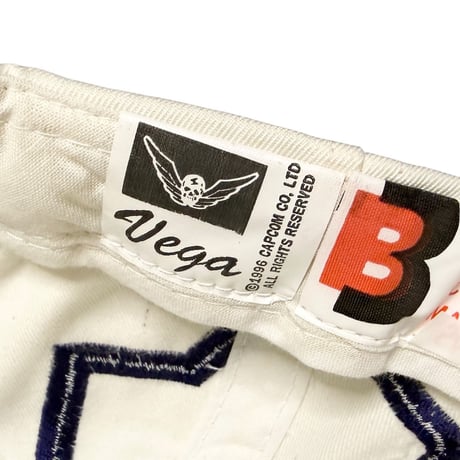 【DEAD STOCK】1996 VEGA × Street Fighter II “Guile” Snapback Cap Made for Italy
