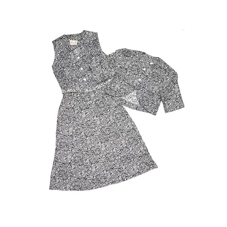 【USED】70's RIDDELLA LIBERTY PATTERN BOLERO & N/S DRESS