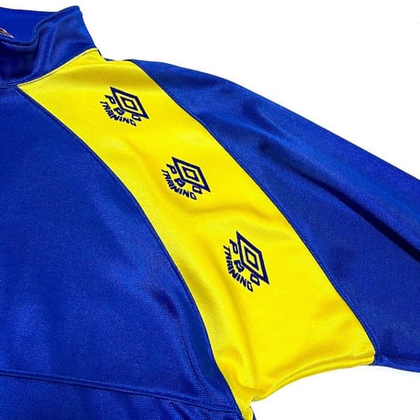 【USED】90'S UMBRO HALF ZIP TRACK PULLOVER JACKET