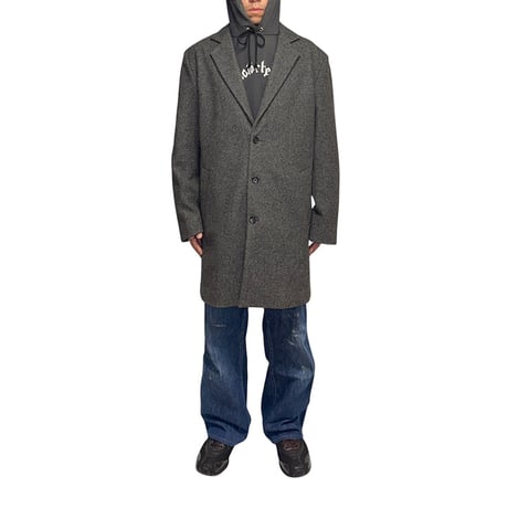 【USED】Gosha Rubchinskiy 2017AW Wool Melton Boxy Chester Coat