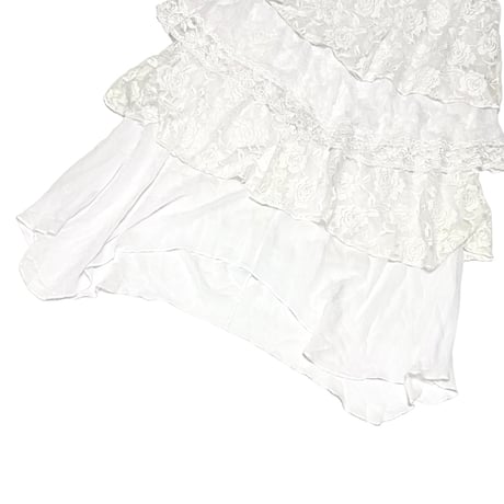 【USED】00's 2W PARIS TRIPLE TIER LACE DRESS