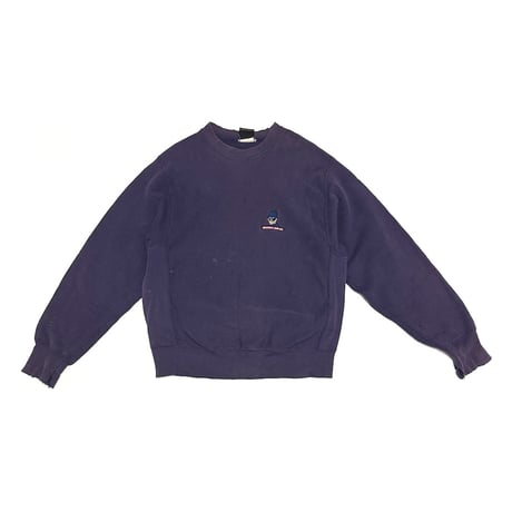 【USED】90's Dr. Jekyll Alien Embroidered Fade Sweatshirt