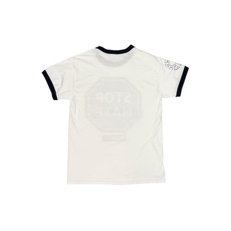 【USED】00's DELTA AIR LINES STOP HATE RINGER T-SHIRT