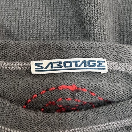 【USED】90'S-00'S SABOTAGE KNIT SWEATER