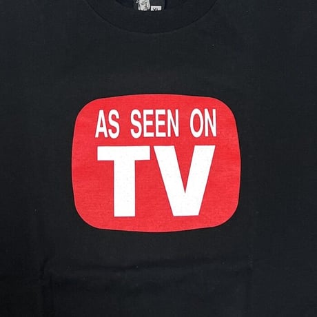 【DEAD STOCK】90'S OLD GHOSTS DESIGN "AS SEEN ON TV" T-SHIRT