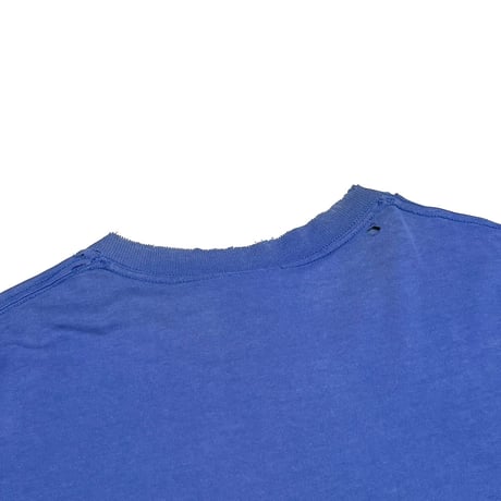 【USED】90's-00's World Industries Devil Logo Skate T-shirt Fade Blue