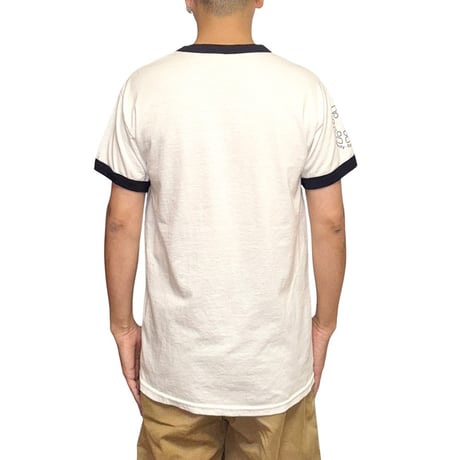 【USED】00's DELTA AIR LINES STOP HATE RINGER T-SHIRT