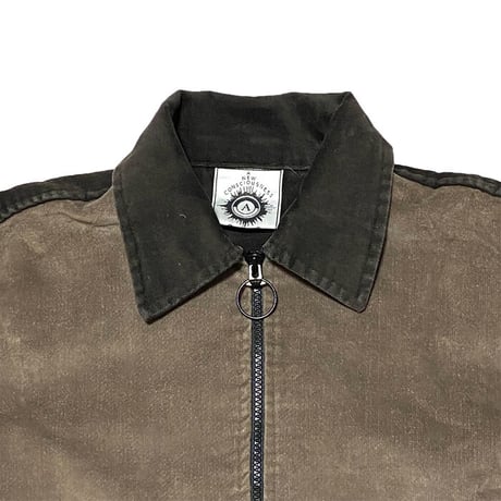 【USED】90'S ANARCHIC ADJUSTMENT PULLOVER VELOUR SHIRT "Huxley"