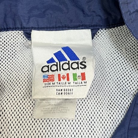【USED】90'S-00'S ADIDAS NYLON PULLOVER