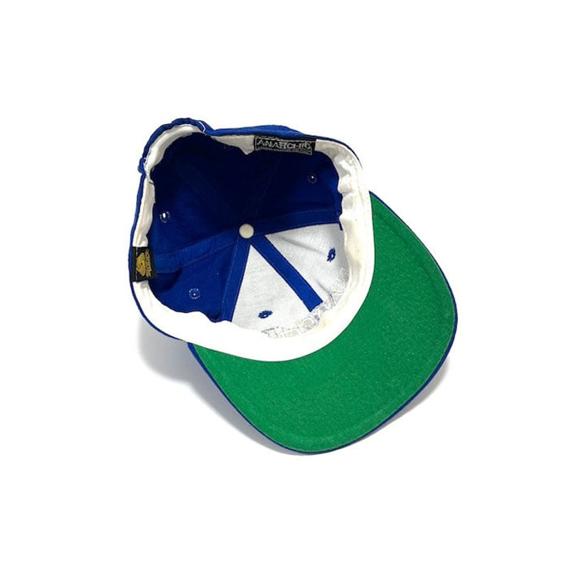 USED】90'S ANARCHIC ADJUSTMENT 6-PANEL CAP BLUE USED】90'S ANARCHIC ADJUSTMENT 6-PANEL CAP BLUE