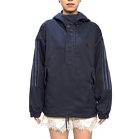【USED】2010's adidas Tonal 3-Stripes Hooded Anorak Jacket