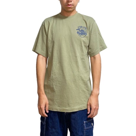 【USED】90'S STUSSY(?) SKATE MAN T-SHIRT