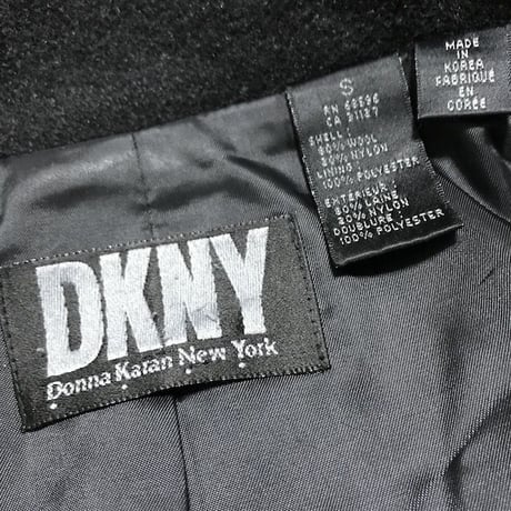 【USED】90'S DKNY WOOL CHESTERFIELD COAT