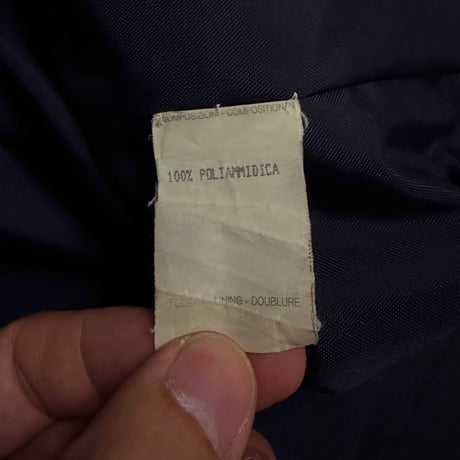【USED】90's HELMUT LANG Oversized Nylon Jacket Deep Ink Navy