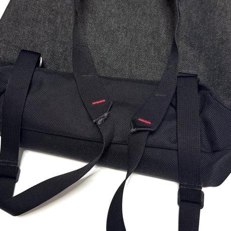 【USED】90's-00's Polo Jeans Co. Ralph Lauren Black Denim Drawstring Backpack