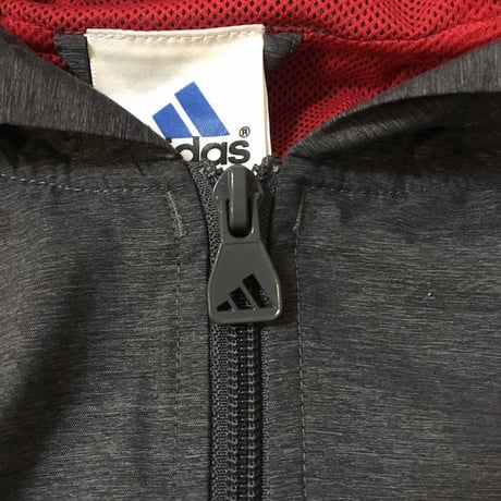 【USED】90'S ADIDAS NYLON ZIP-UP HOODIE