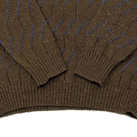 【USED】90'S GIORGIO ARMANI 3D KNIT SWEATER
