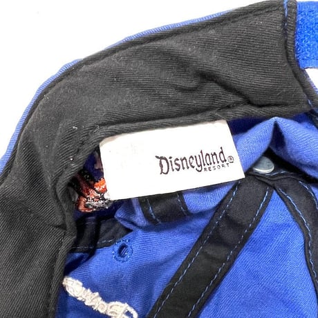 【USED】90'S DISNEYLAND MULTI CHARACTER EMBROIDERY CAP
