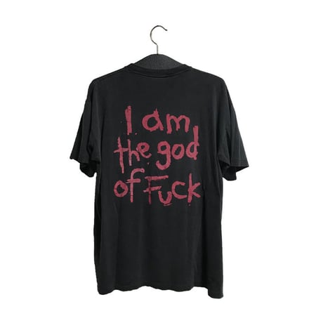 【USED】90'S MARILYN MANSON  "I AM THE GOD OF FUCK" T-SHIRT