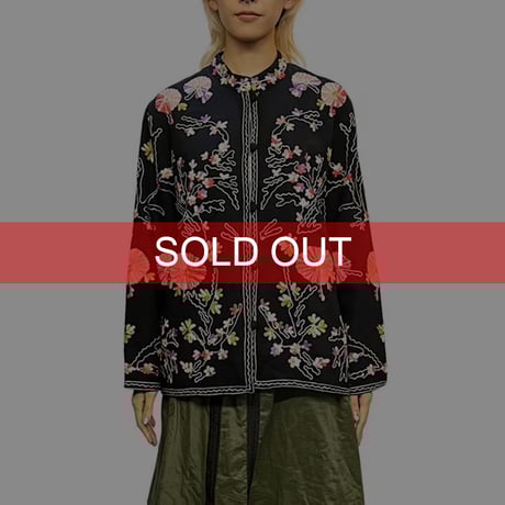 【USED】90's boston proper EMBROIDERY JACKET MADE IN INDIA