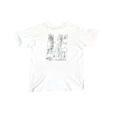 【USED】90'S OLD BANANA REPUBLIC FISHING T-SHIRT