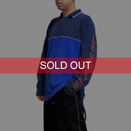 【USED】90'S-00'S FILA SPORT L/S POLO SHIRT