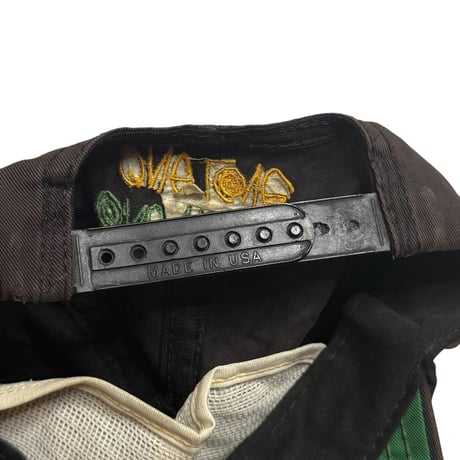 【USED】80's OLD STUSSY LOGO EMBROIDERED CAP