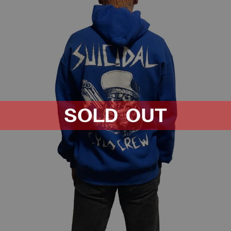 【USED】90'S SUICIDAL TENDENCIES "SUICIDAL CYCO CREW" HOODIE