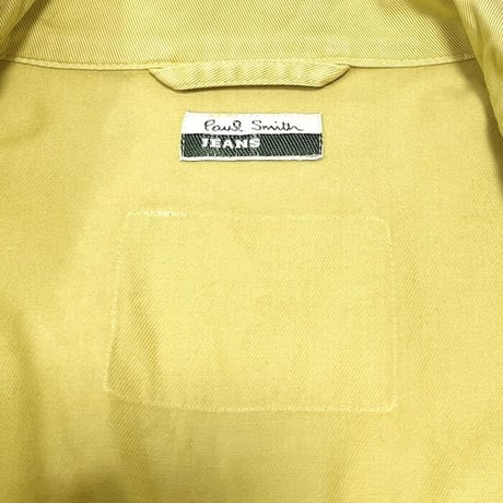 【USED】90'S PAUL SMITH JEANS TRACKER JACKET MUSTARD YELLOW